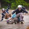 Garage Racing Event Houston TX by Carve Skate Shop Longboard Skateboarding