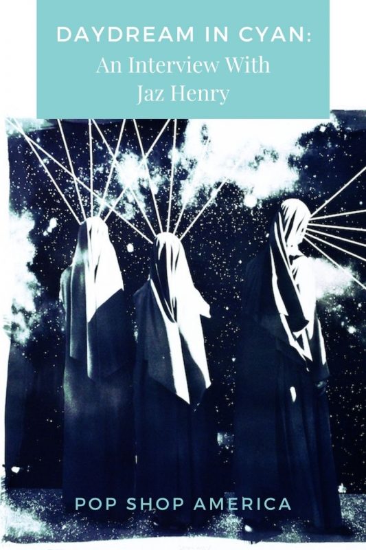 Jaz Henry cyanotype printed Art