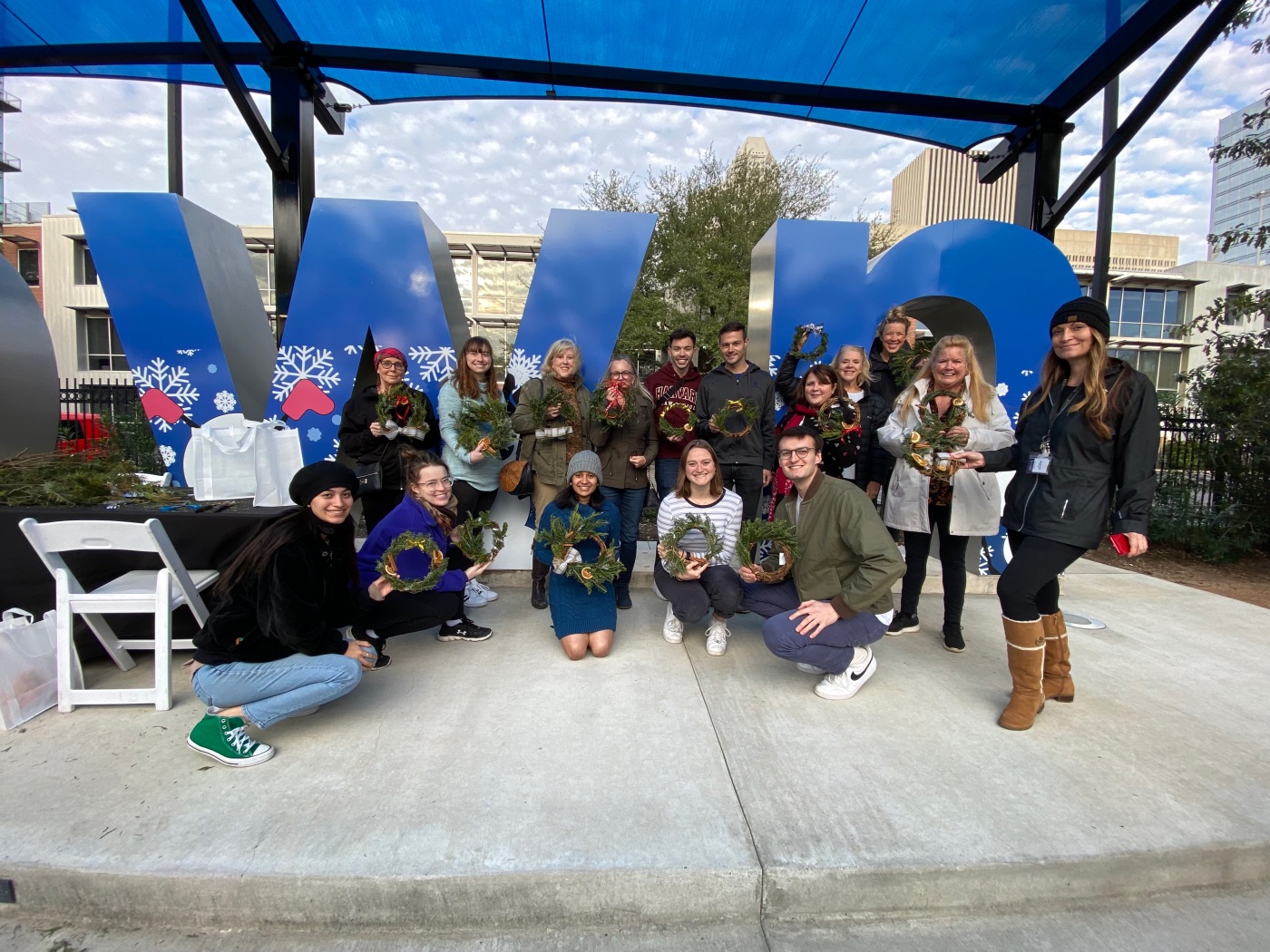midtown wreath making workshop public event