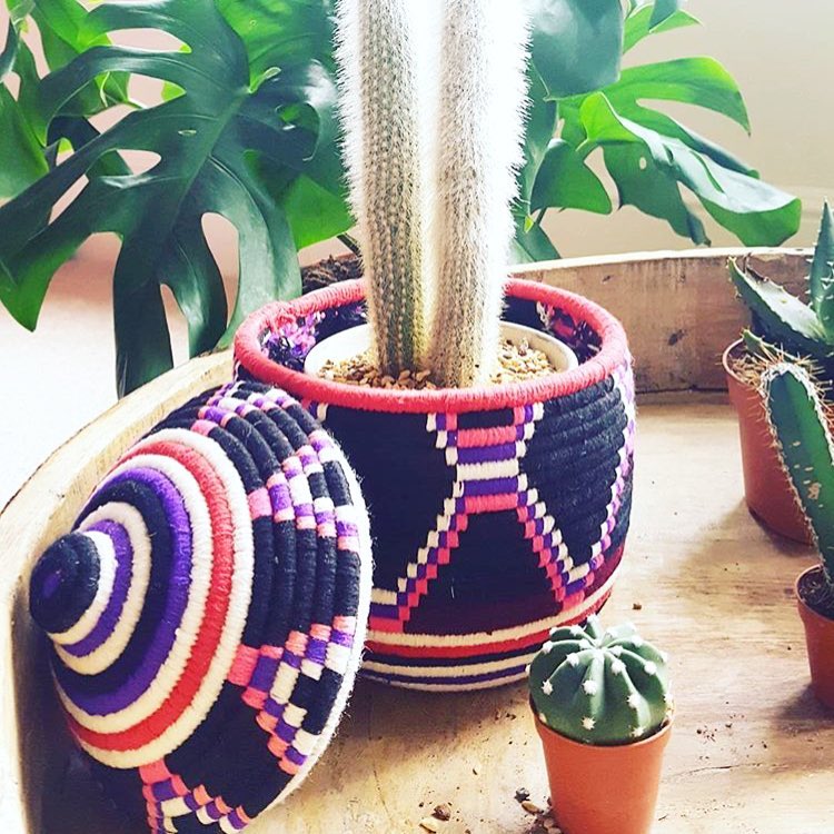 sunshine tienda fair trade woven baskets at pop shop houston