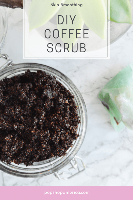 diy skin smoothing coffee scrub recipe pop shop america