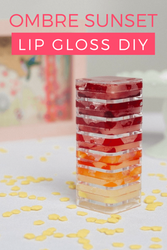 ombre sunset lip gloss diy pop shop america