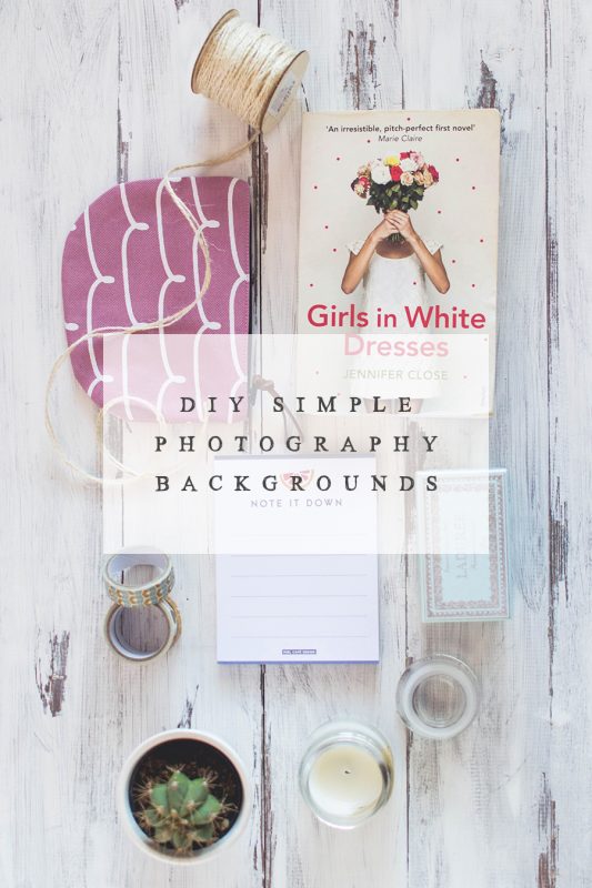 How to make two easy DIY photography backgrounds