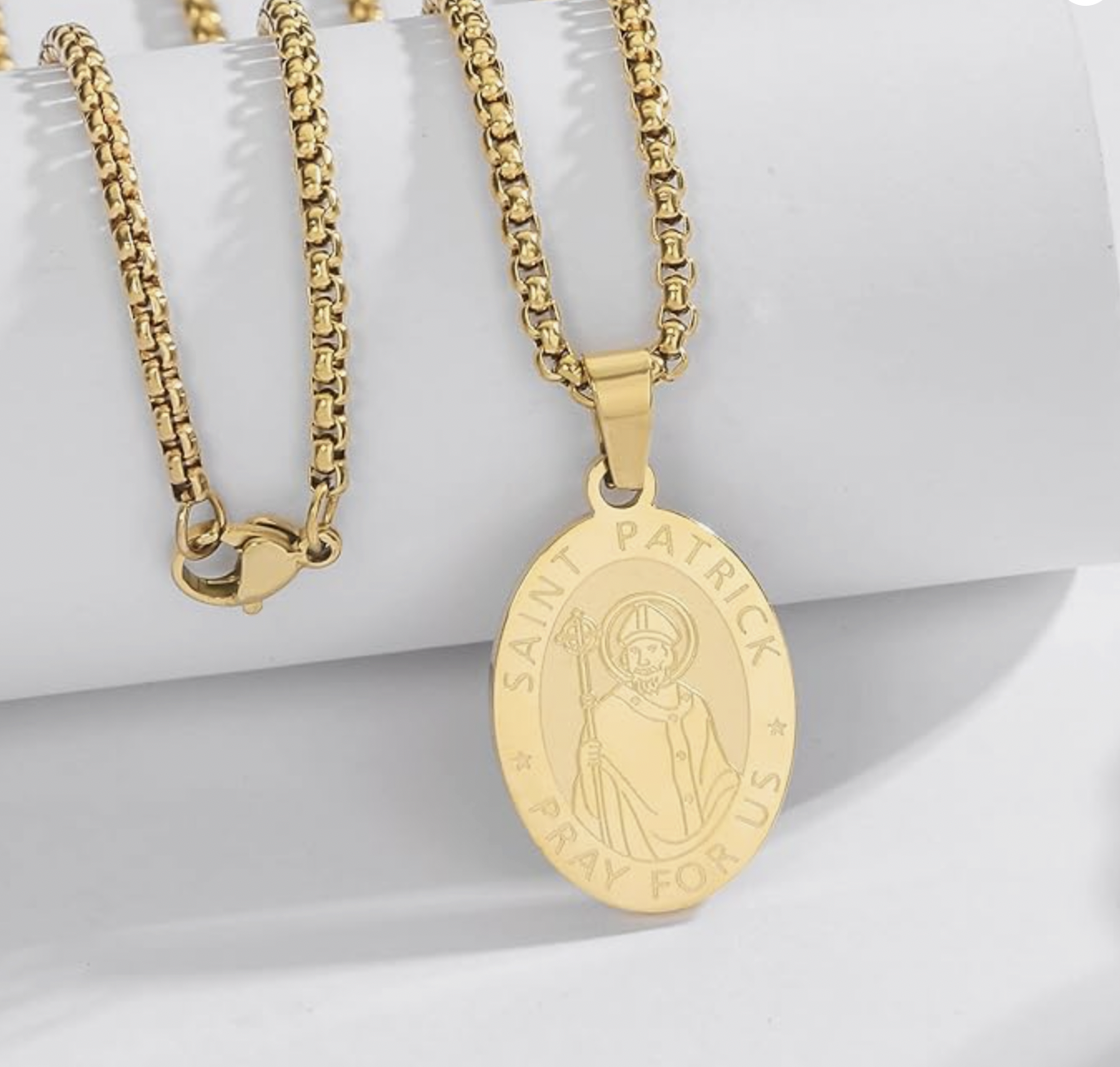 st. patrick necklace with pendant