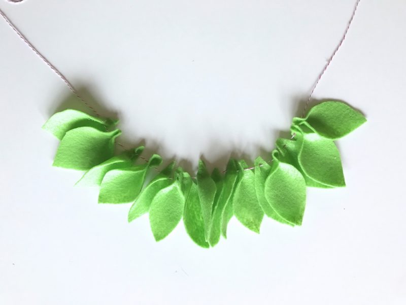leaf garland diy final pop shop america