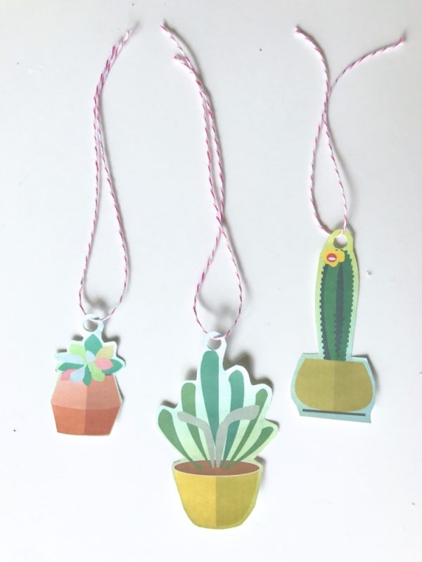 terrarium gift tag printables