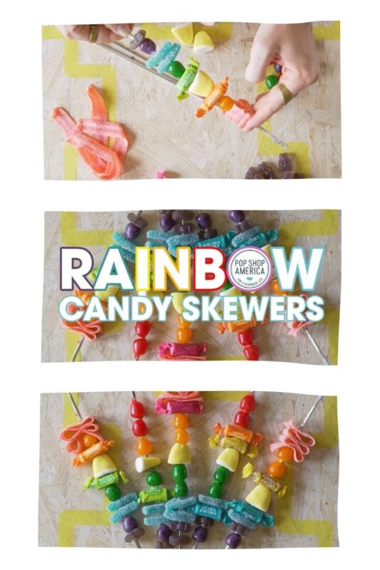 Rainbow Candy Skewers DIY Tutorial