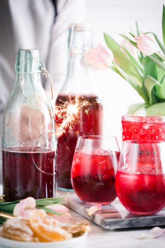 pomegranate simple syrup recipe by pop shop america
