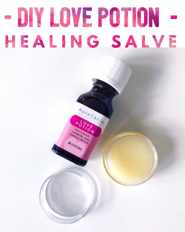 how to make diy love potion healing salve