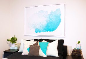 Watercolour Mural DIY tutorial