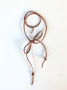 finished diy leather lariat necklace hero pop shop america