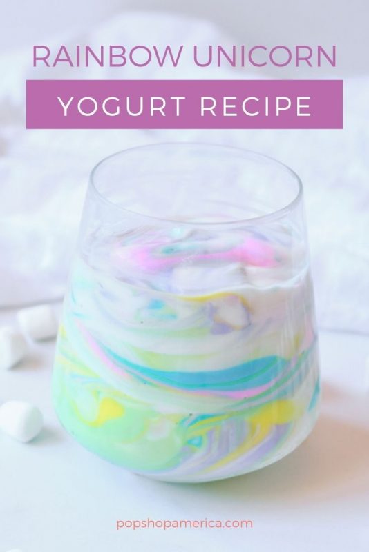 feature rainbow unicorn yogurt recipe pop shop america