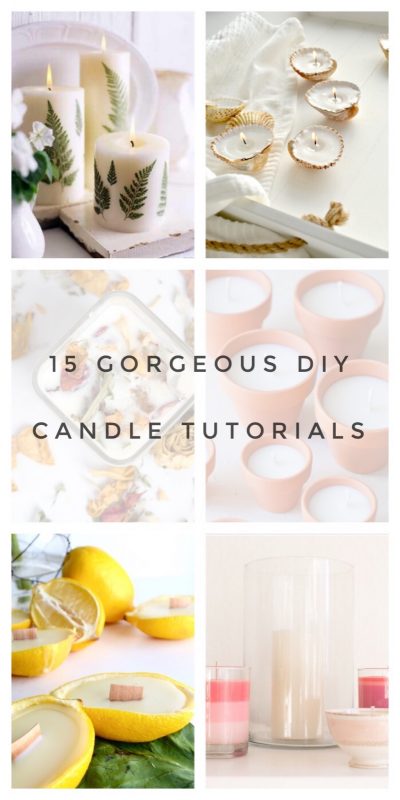 15 gorgeous candle tutorials pop shop america