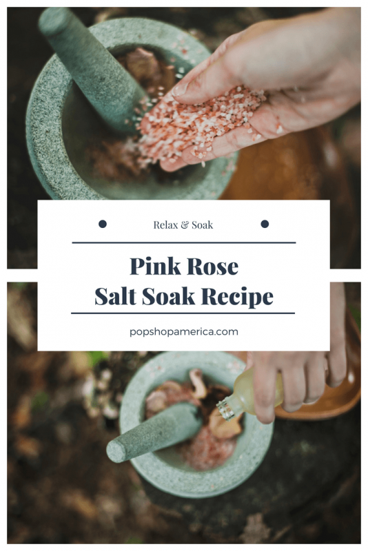 pink rose salt soak diy pop shop america feature
