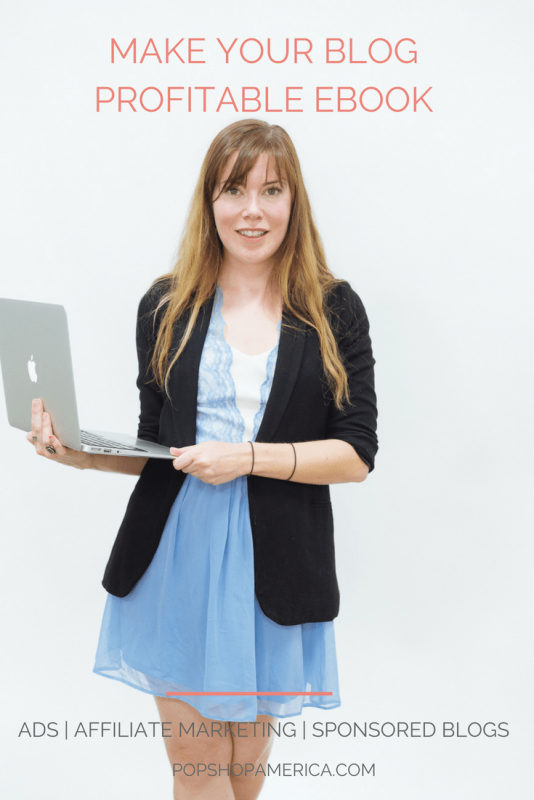 Make your blog profitable Ebook Pop Shop America