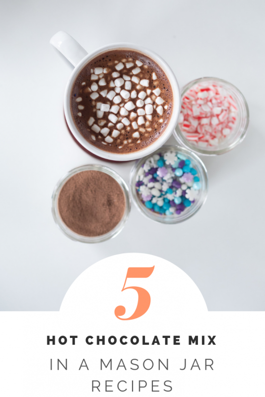 5 hot chocolate in mason jars recipes