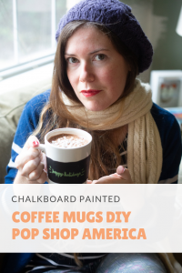 chalkboard painted coffee mugs diy pop shop america