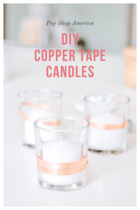 diy copper tape candles pop shop america