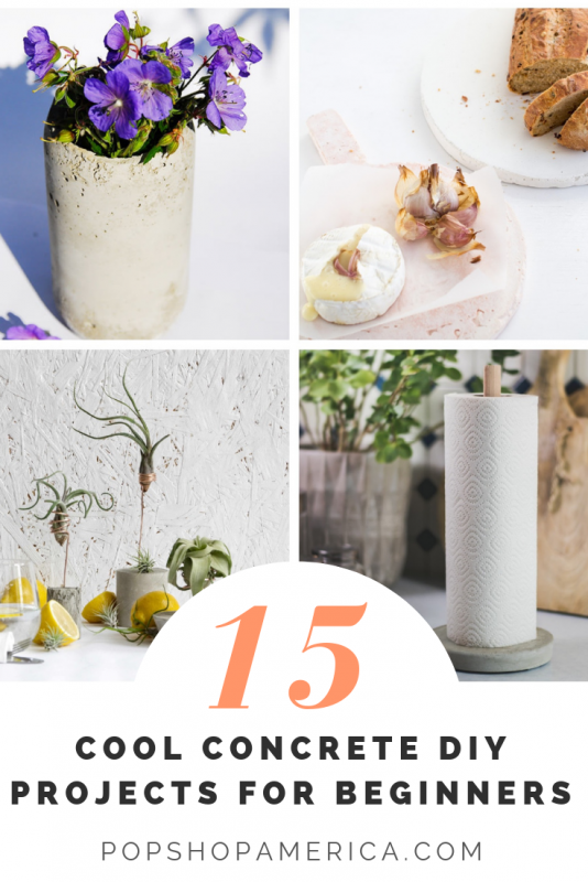 15 cool concrete diy projects for beginners pop shop america blog