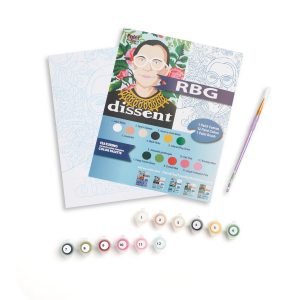 Ruth Bader Ginsburg Paint by Numbers kit pop shop america