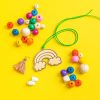 wood rainbow and bead necklace diy kit hazel and ollie pop shop america
