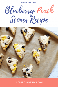 blueberry peach scones recipe pop shop america