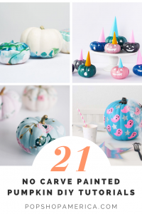 21 diy painted pumpkin tutorials pop shop america