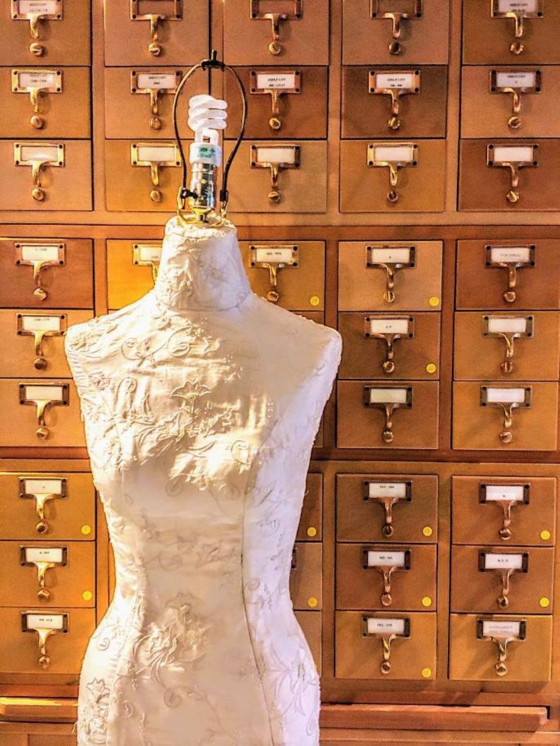 Christmas Tree Gown DIY Before
