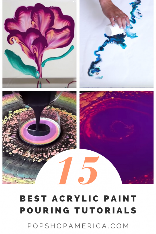 15 best acrylic paint pouring video tutorials pop shop america