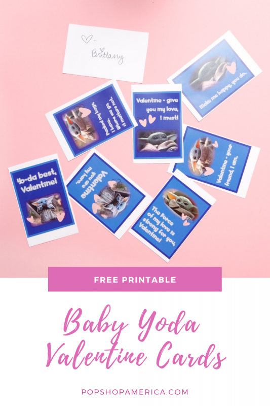 baby yoda valentine cards free printable