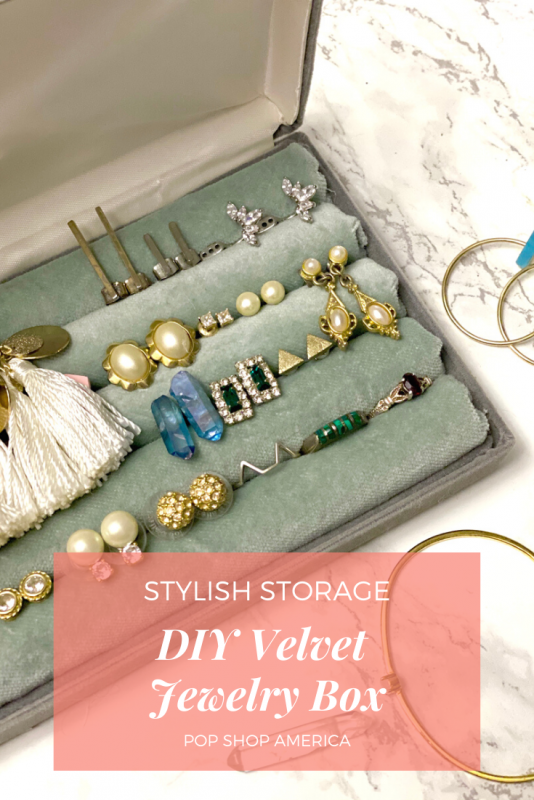 diy velvet jewelry box pop shop america