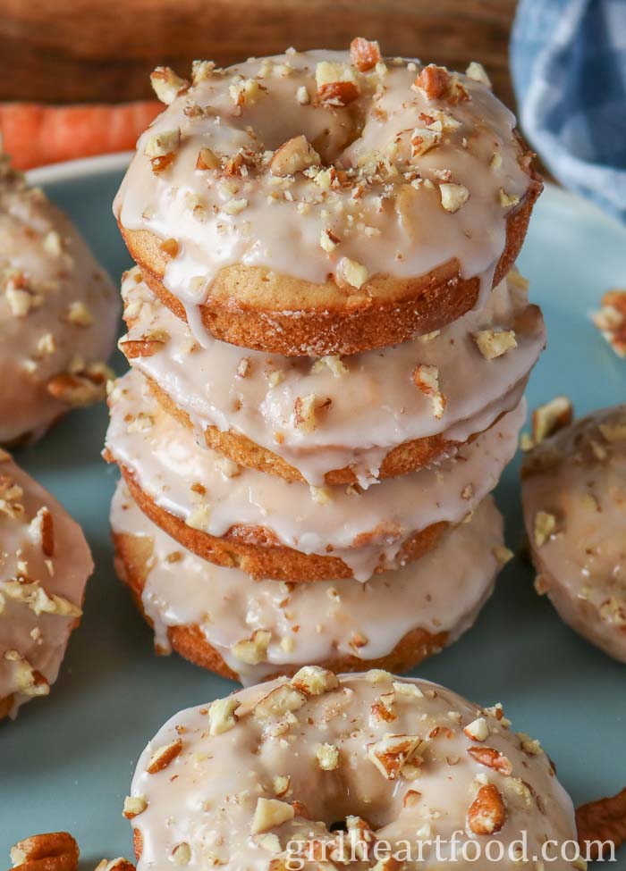 Baked Carrot Cake Donuts