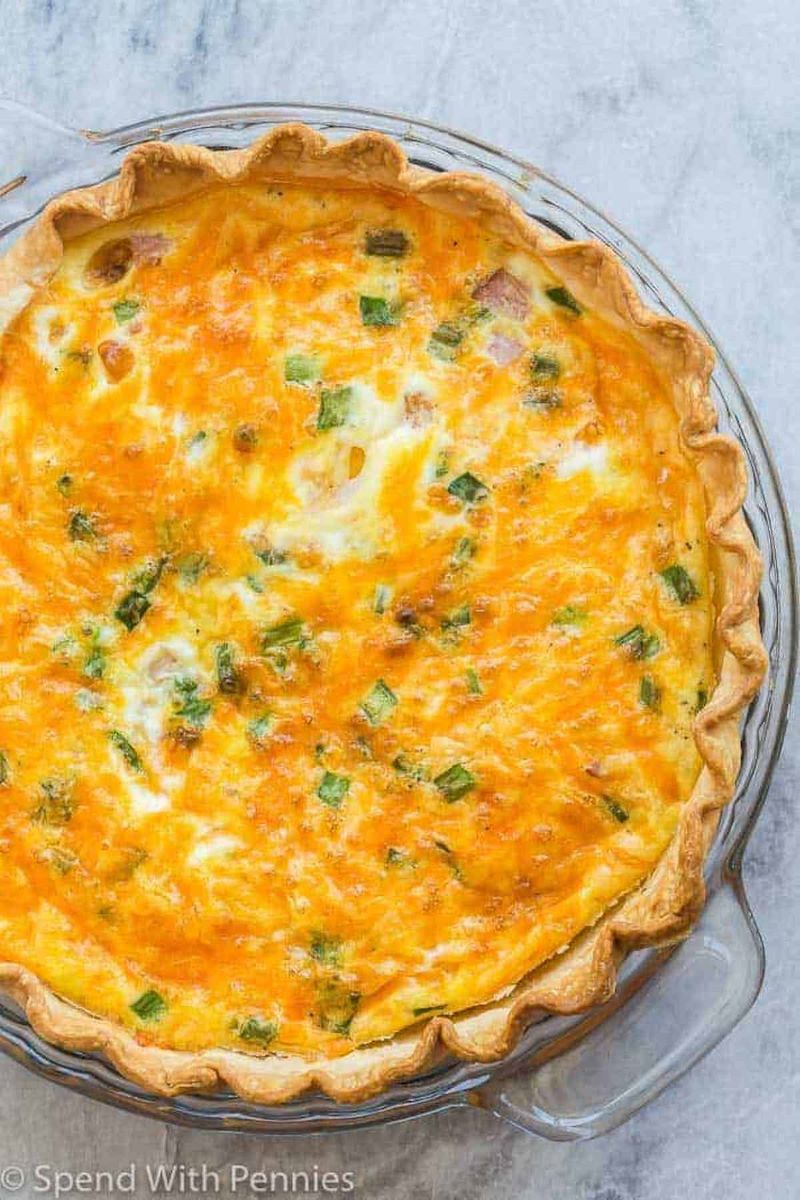 Ham and Cheese Quiche Recipe