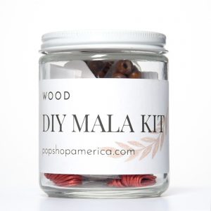 Dark Wood Mala Necklace Kit