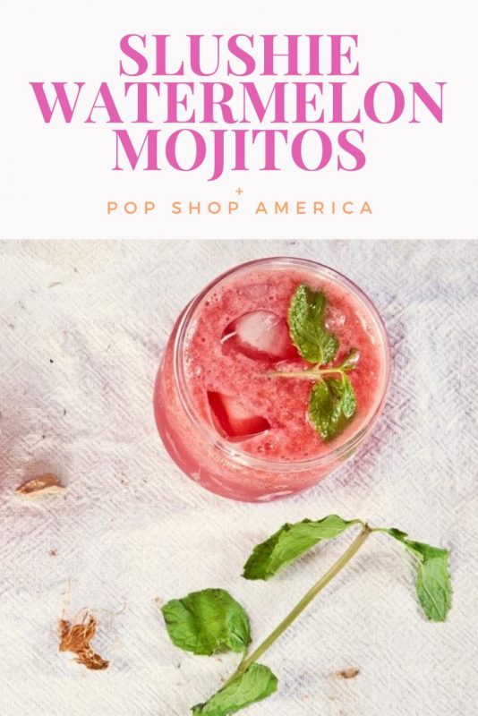slushie watermelon mojito recipe pop shop america