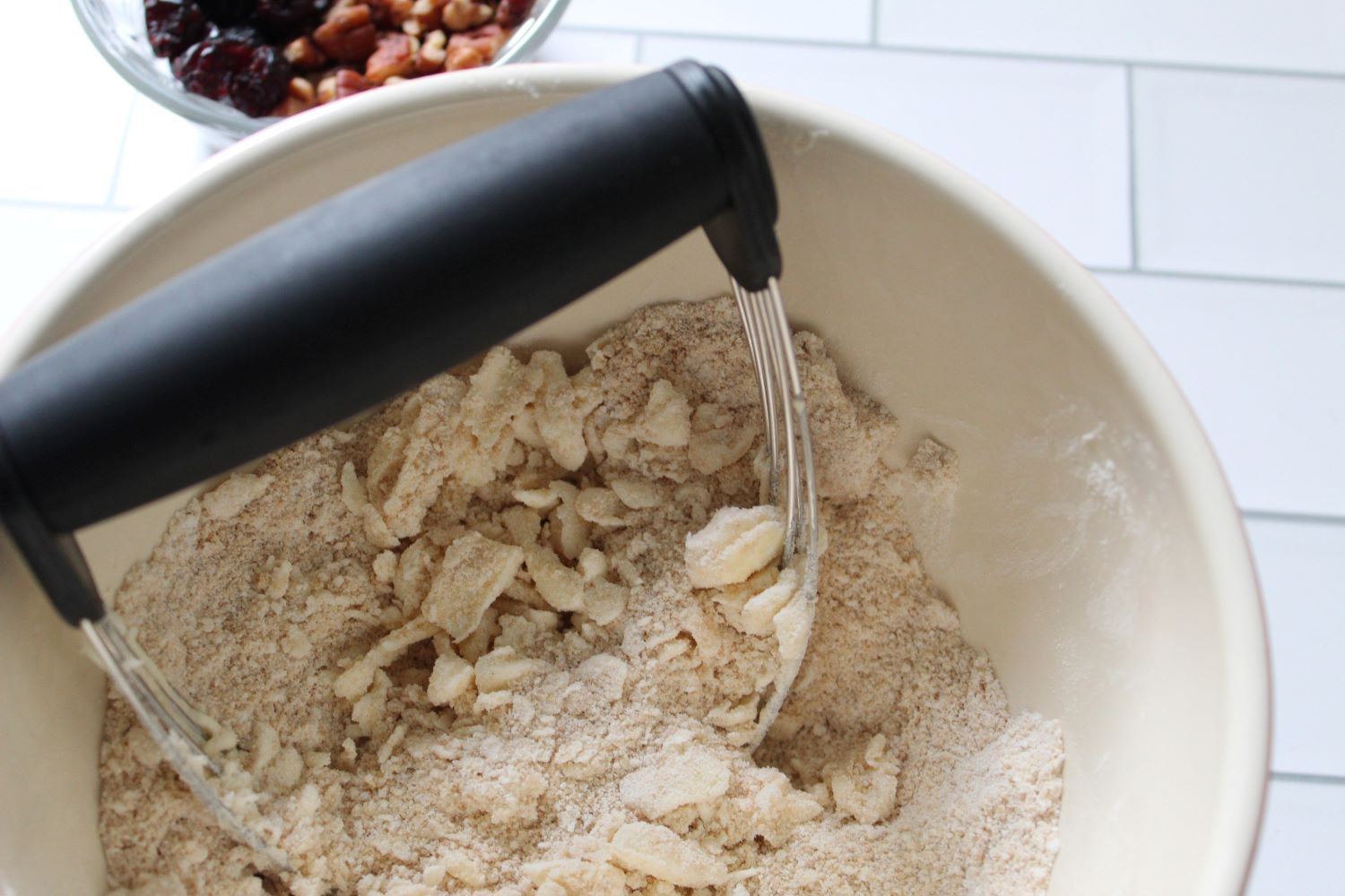 streusel topping in pea sized bits 1