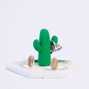 diy kit cactus clay ring holder craft supply kit oven bae clay