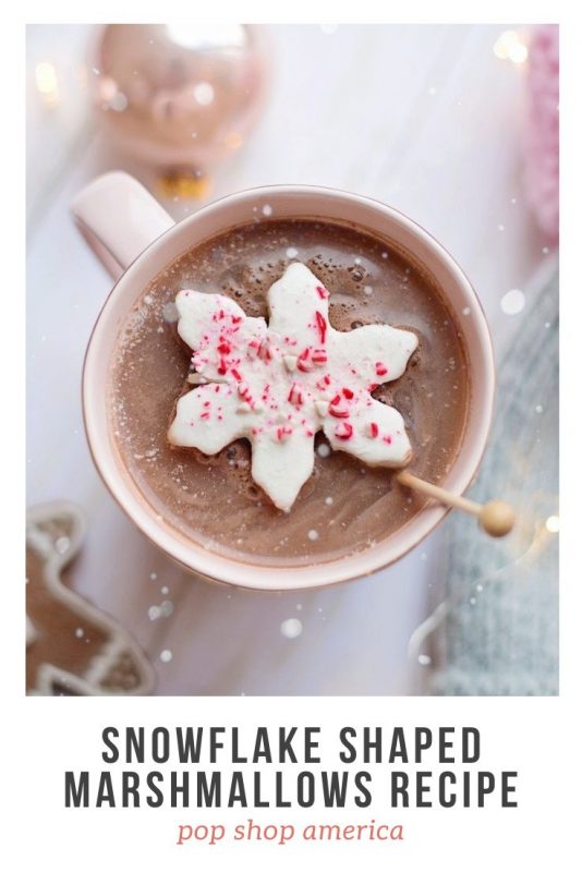 how to make snowflake shaped marshmallows diy pop shop america