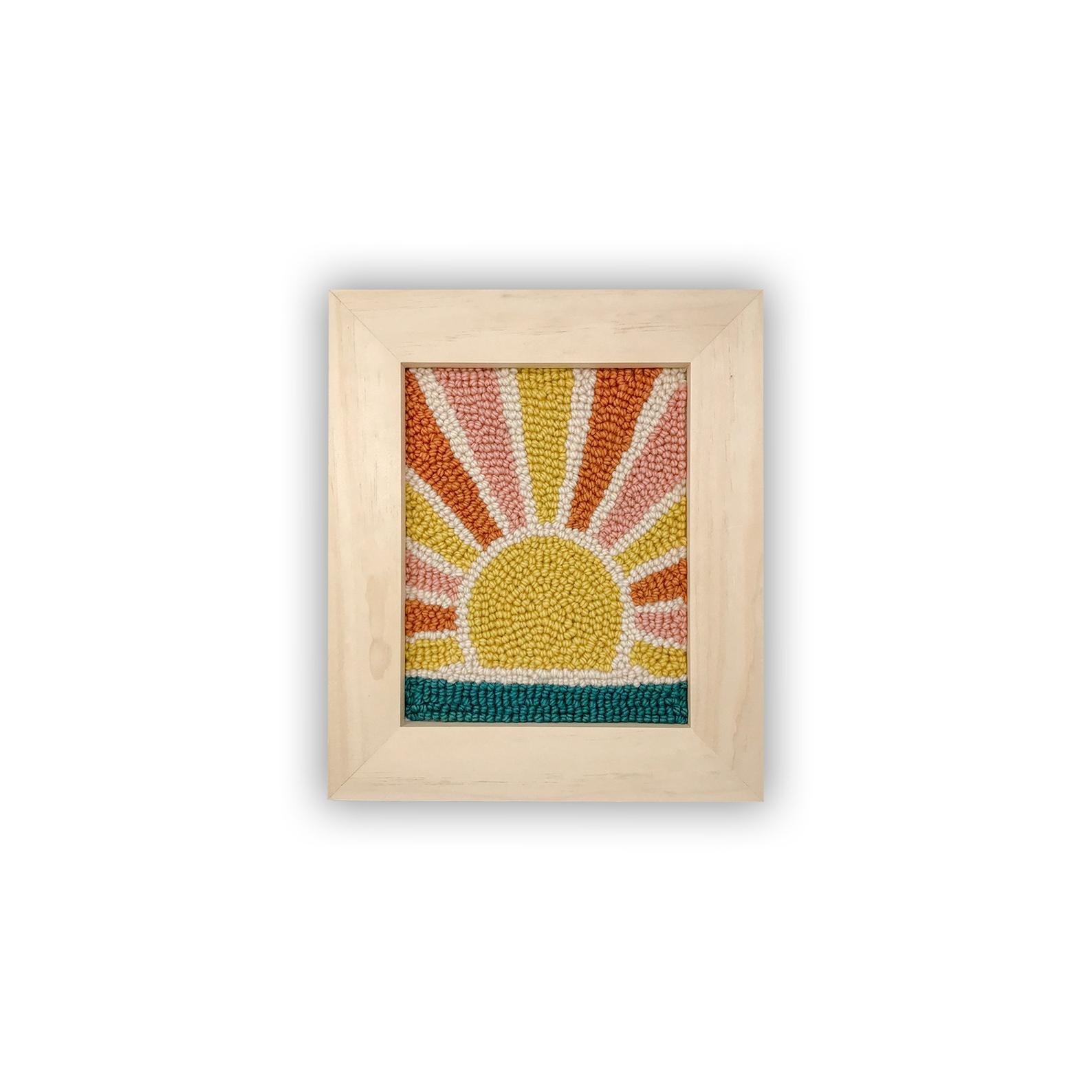 sunrise punch needle craft kit