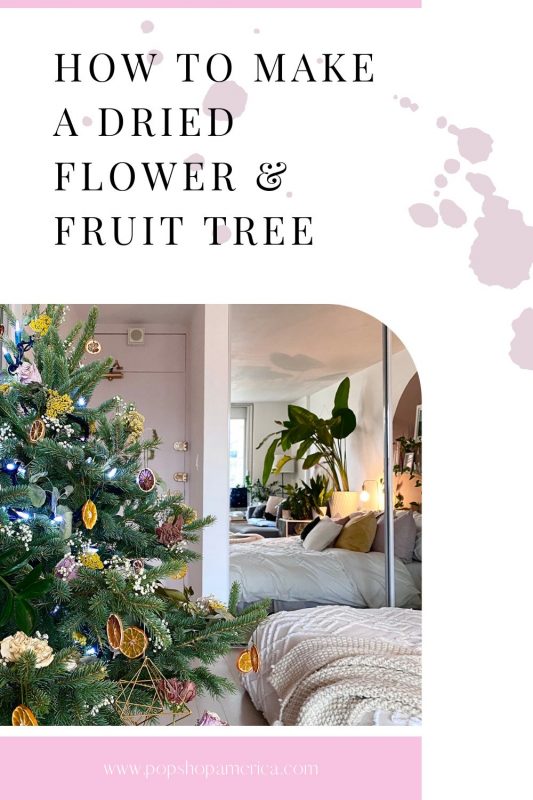 dried flower and fruit tree