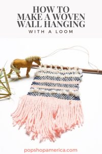 how to make a woven wall hanging with a loom diy feature