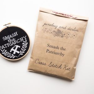 smash-the-patriarchy-cross-stitch-kit