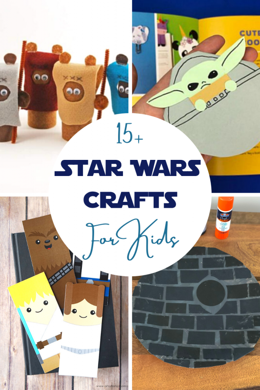 15+ Star Wars Crafts for Kids feature