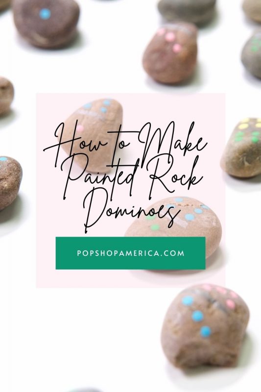How to Make Painted Rock Dominoes DIY Feature