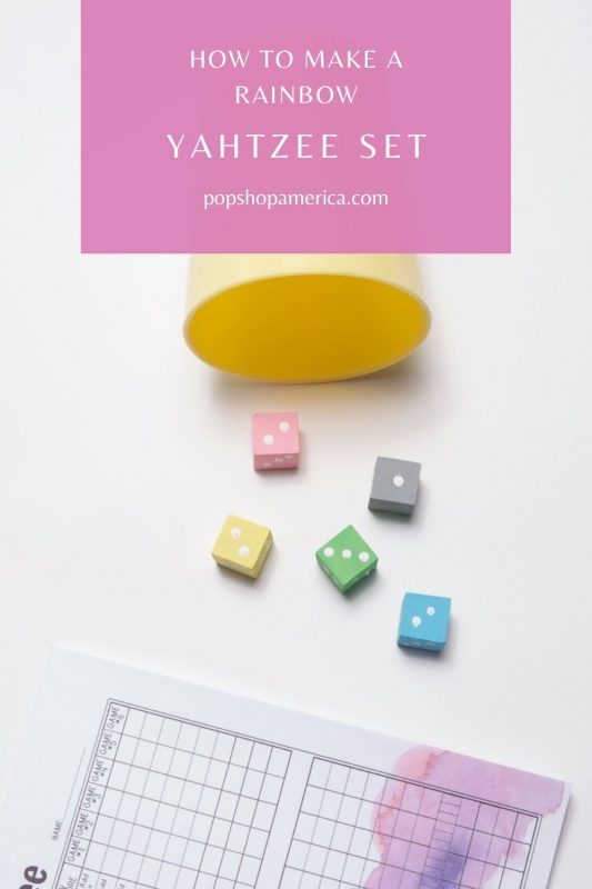 diy yahtzee set and free score card printables pop shop america