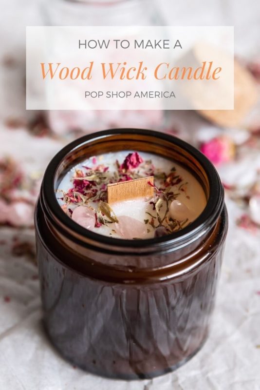how to make wood wick candles diy pop shop america