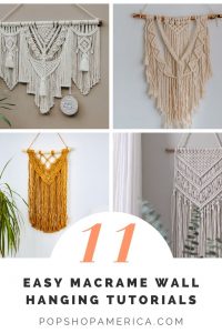 11 beginner friendly macrame wall hanging tutorials