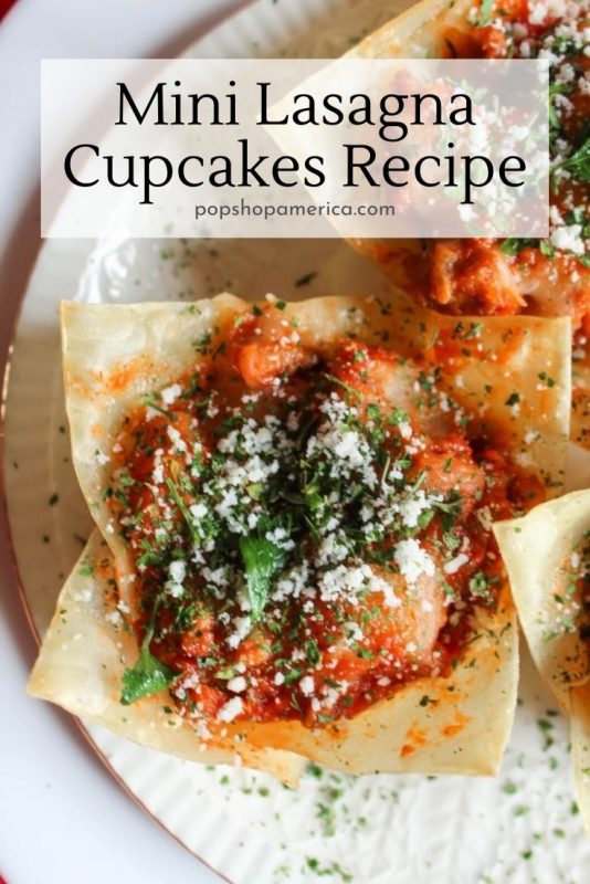 Mini Lasagna Cupcakes Recipe Tutorial