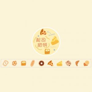 Snack Food Washi Stickers, Tape Square