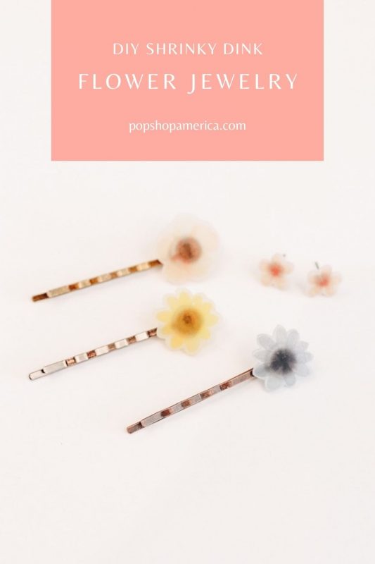 DIY Shrinky Dink Flower Jewelry Template